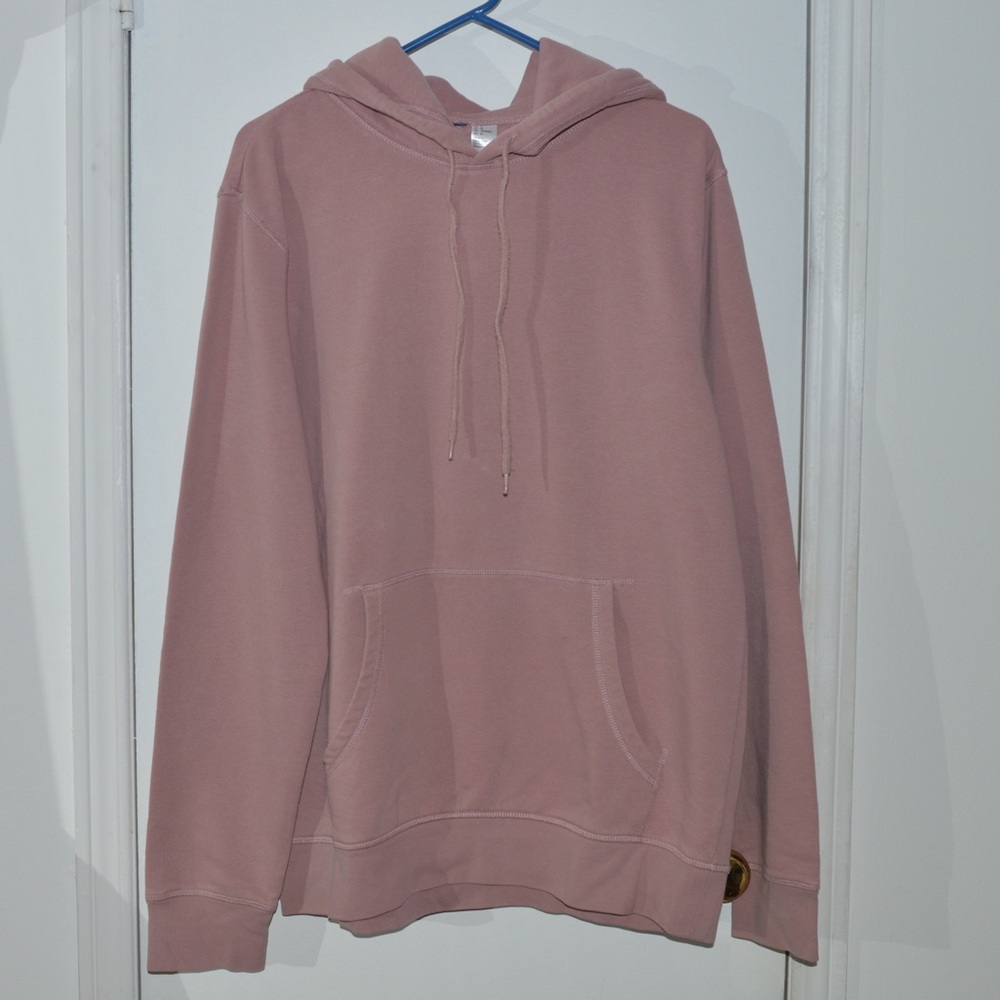 Men’s Pink Hoodie Sweater